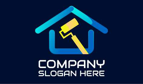 Büyük Boya Rulosu Ev Geliştirme Logosu