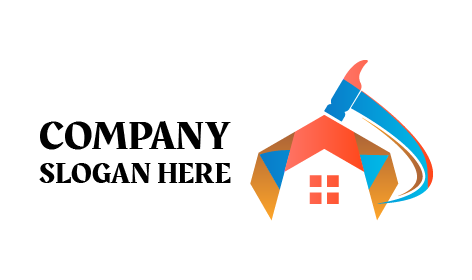 Logo Vivido Per La Ristrutturazione Della Casa Con Martello