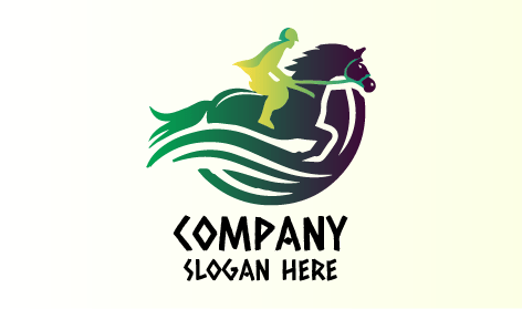 Yeşil Zıplayan at Logosu