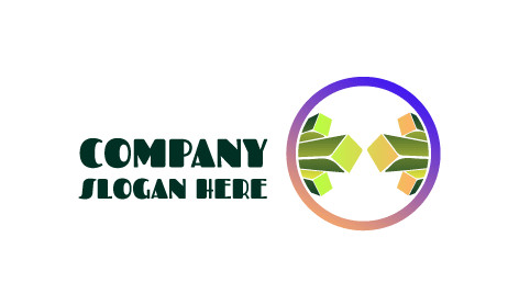 Logo Hotel Pemandangan Bangunan Artistik