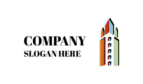 Logo Elegante Per Hotel Grattacielo