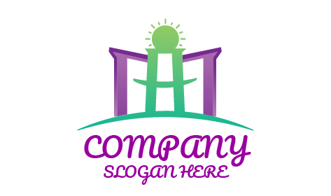 Purple Traditional Hotel Logo