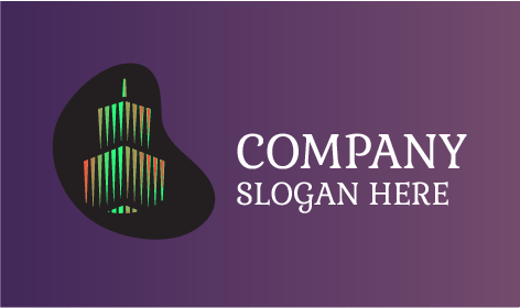 Logo vibrante dell'hotel Icicles