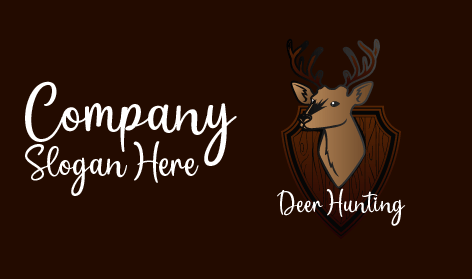 Logo della foresta di caccia al cervo