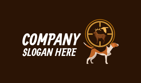 Golden Target Deer Hunting Logo