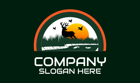 Sunset Adventure Hunting Logo