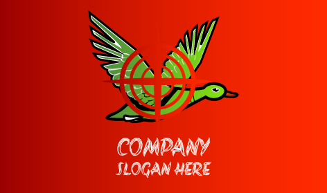 Logo Für Die Gezielte Vogeljagd