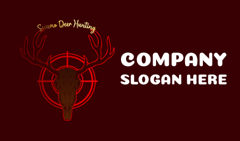 Hedefli Geyik Kafatası Avı Logosu