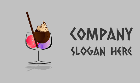 Yaz Serin Çikolatalı Dondurma Logosu