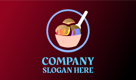 Three Scoops Ice Cream Logo