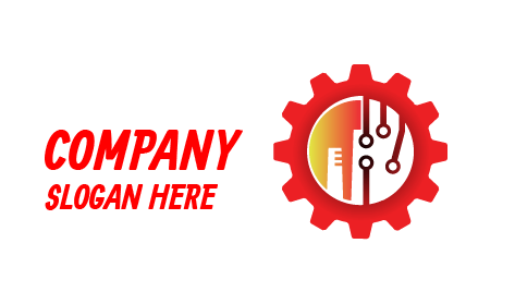 Bolt Fastener Industrial Logo