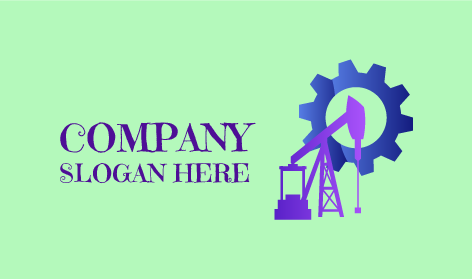 Drilling Work Industrial Logo