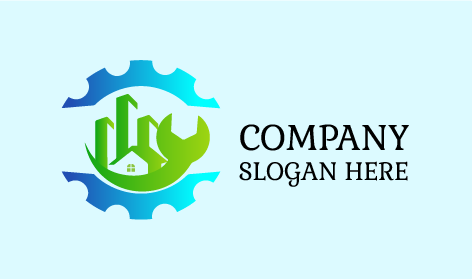 Logotipo Industrial De Construcción Ecológica