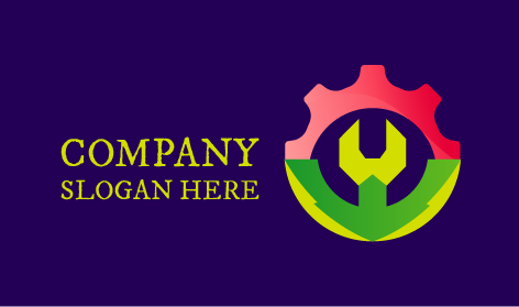 Gear Wrench Industrial Logo