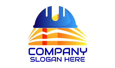 Landmark Construction Industrial Logo