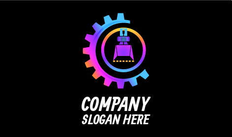 Multi Colored Circle Industrial Logo