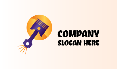 Piston Tool Industrial Logo