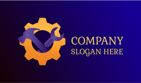 Logo Industri Palu Ungu