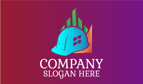 Logotipo Industrial De Ventilación Morado