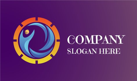 Logotipo Industrial Con Figura en Espiral