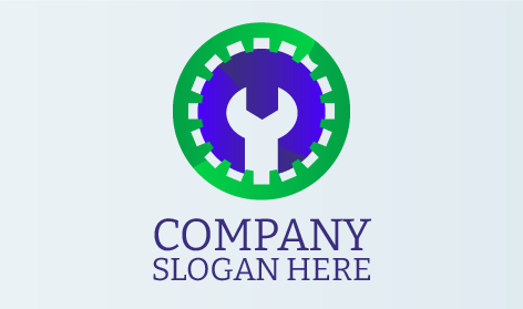 Logotipo Industrial De Reparación De Transporte