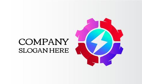 White Bolt Industrial Logo