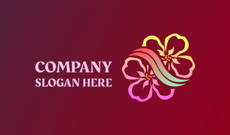 Abstract Jasmine Illustration Logo