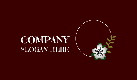 Aesthetic Jasmine Loop Logo