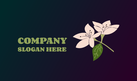 Elegantly Blooming Jasmine Logo