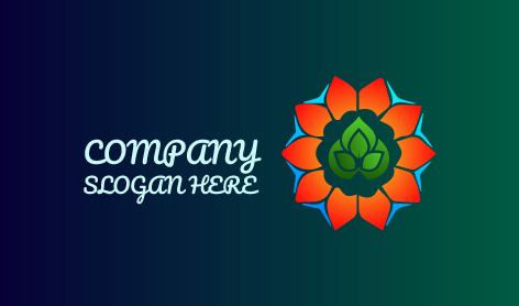 Jasmine Ornamental Plant Logo