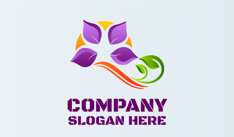 Purple Petals Jasmine Logo