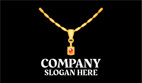 Schönheit Halskette Schmuck Logo