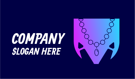 Blue Necklace Jewellery Logo