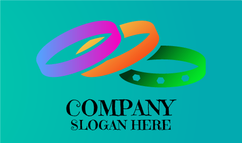 Colorful Bands Jewellery Logo