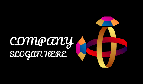 Couple Rings Jewellery Logo