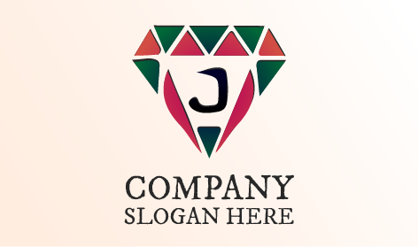 Logo De Bijoux En Pierres Précieuses Scintillantes