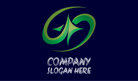 Logo De Bijoux En Diamant Vert