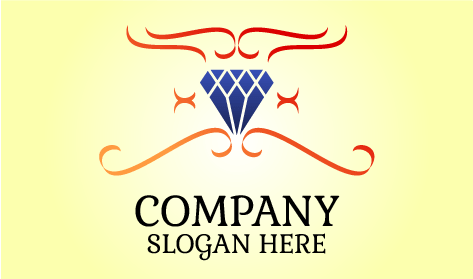 Premium Blue Jewellery Logo