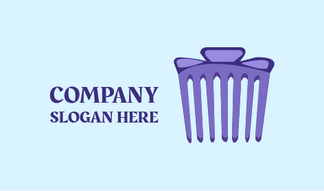 Bijoux En Épingle À Cheveux Violet Logo