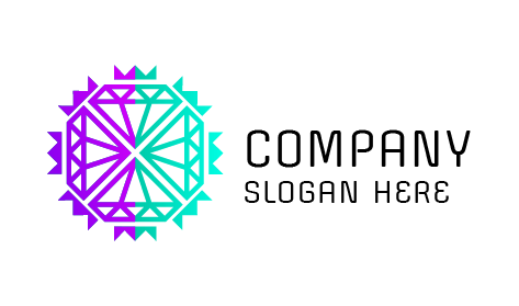 Parıldayan Elmas Mücevher Logosu