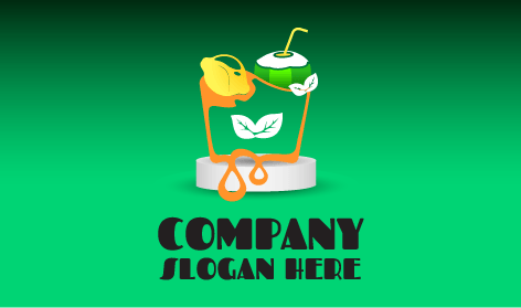 Coconut Juice Island Logo
