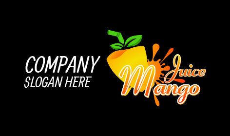 Freshly Squeezed Mango Juice Logo