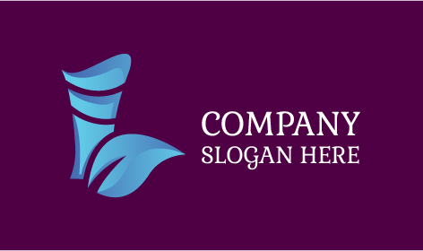 Logotipo De Pure Glossy Leaf Juice