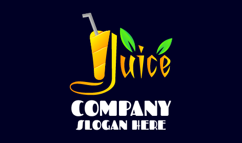 Yellow Juice Wordmark Logo