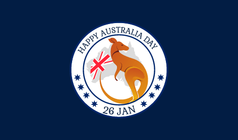 Affiche De Logo Représentant Un Kangourou Australien
