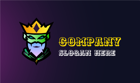 Goldenes Kronenkönig-Logo