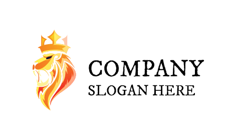 Majestic King Lion Logo