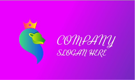 Seegrünes Mähnenkönig-Logo