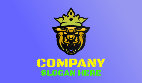 Logo Des Königs Der Scharfen Eckzähne