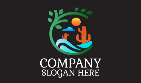 Logo paesaggistico attraente